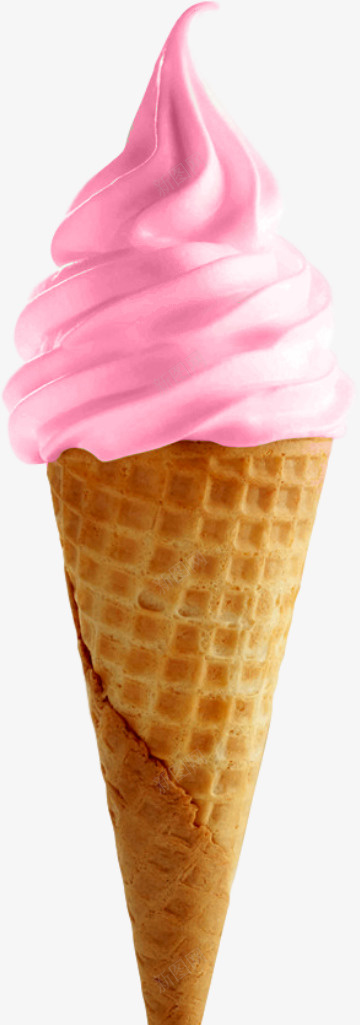 粉红色草莓冰淇淋png免抠素材_新图网 https://ixintu.com 粉红色 冰淇淋 草莓冰淇淋 甜品