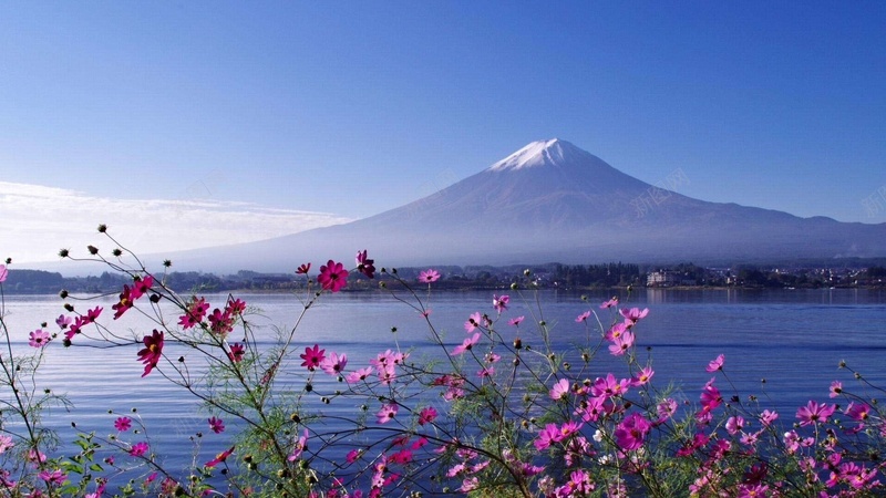 高清唯美富士山背景图片免费下载 素材m Swwsakzca 新图网