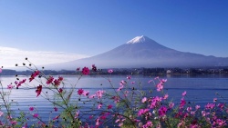 高清唯美富士山背景