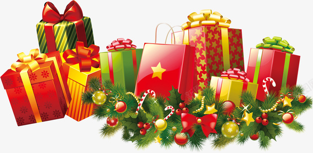 圣诞节的很多圣诞礼物psd免抠素材_新图网 https://ixintu.com 圣诞节 礼物 很多礼物 礼品