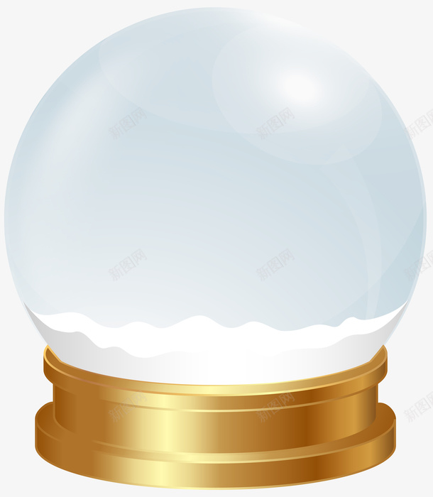 女巫透明的水晶球png免抠素材_新图网 https://ixintu.com 圣诞节 女王 水晶球 圆形