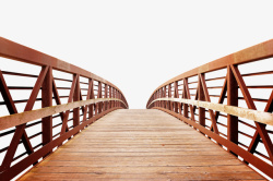 小木桥木桥桥梁建筑高清图片