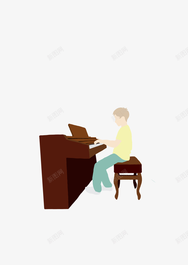 弹钢琴的小男孩1png免抠素材_新图网 https://ixintu.com 弹钢琴 钢琴 小男孩 音乐