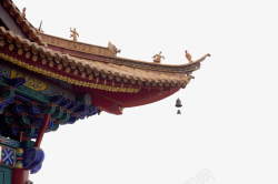 古风配饰素材中国风叶子古风配饰屋檐1高清图片