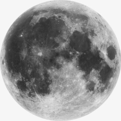 暗调月亮圆形月亮高清图片