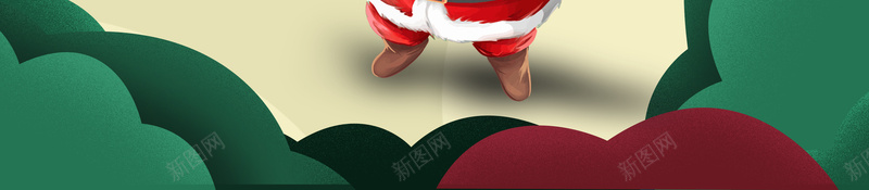 手绘圣诞节圣诞老人背景图psd设计背景_新图网 https://ixintu.com 手绘 圣诞老人 边框 圣诞袜 背景图 装饰背景
