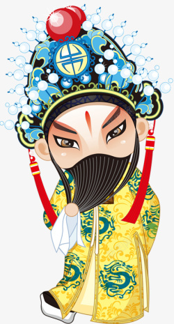 人物造型设计京剧的卡通人物1高清图片