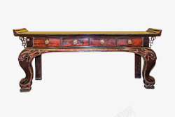 中国风复古书桌矮桌免扣素材