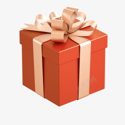 红色礼物盒双十一礼物盒高清图片