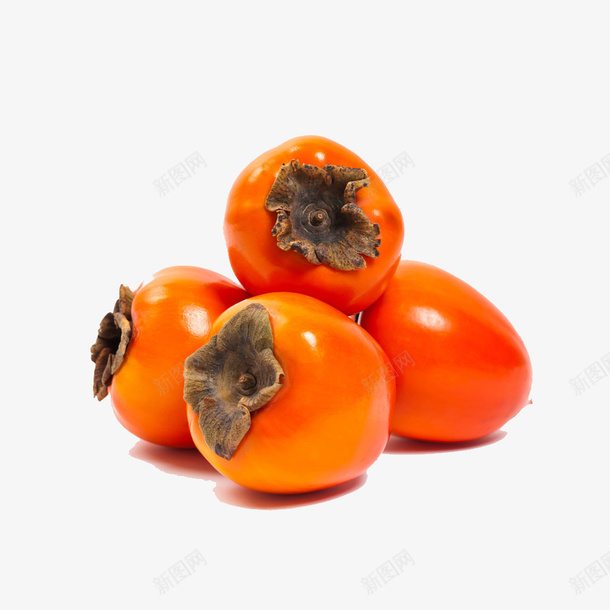 黄橙橙的金柿子png免抠素材_新图网 https://ixintu.com 好吃的柿子 柿子图 金柿子 黄柿 黄柿子