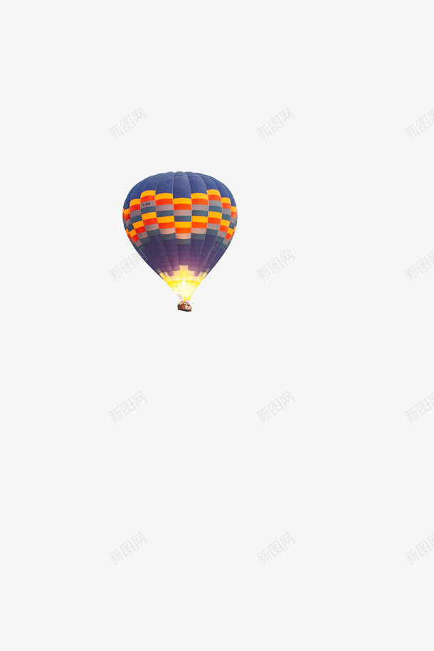 飞到天空中的热气球png免抠素材_新图网 https://ixintu.com 热气球 免抠元素 浪漫 实物