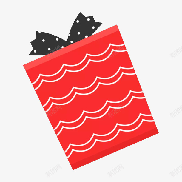 圣诞红色礼物盒png免抠素材_新图网 https://ixintu.com 圣诞节 圣诞礼盒 圣诞元素 免扣素材