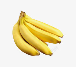 一大串一大串黄色香蕉高清图片