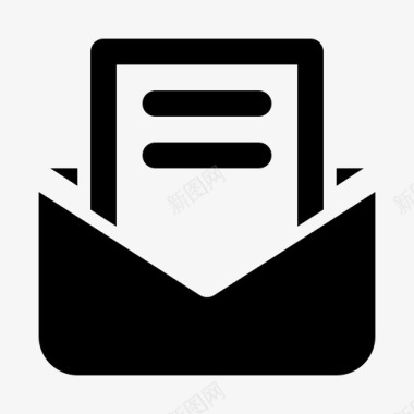 电子邮件阅读信封信件图标