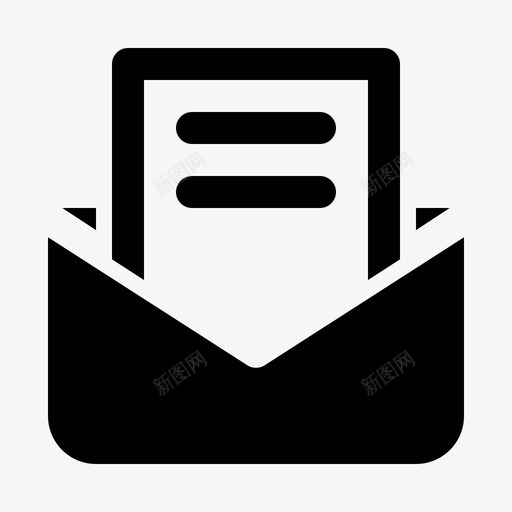 电子邮件阅读信封信件svg_新图网 https://ixintu.com 电子邮件 阅读 信封 信件 邮箱 实心