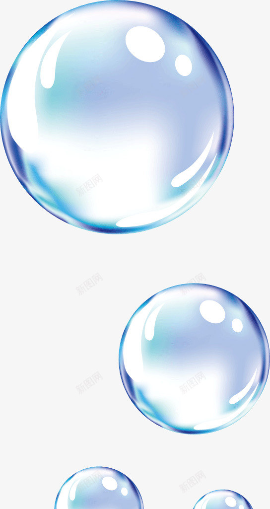 水珠气泡模板漂浮装饰png免抠素材_新图网 https://ixintu.com 气泡 水珠 泡泡 漂浮 装饰