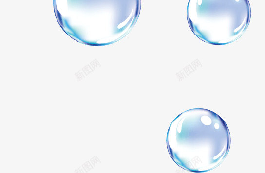 水珠气泡模板漂浮装饰png免抠素材_新图网 https://ixintu.com 气泡 水珠 泡泡 漂浮 装饰
