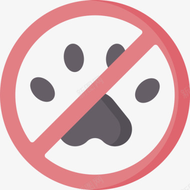 禁止携带宠物39号游泳池公寓图标