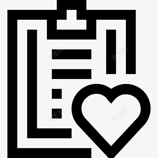 filmthree1heartsvg_新图网 https://ixintu.com filmthree1 heart 扁平 线性 单色 简约 方正