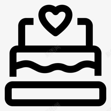 蛋糕生日曲奇图标