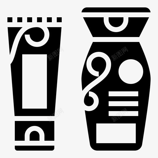 乳液身体瓶子svg_新图网 https://ixintu.com 化妆品 乳液 身体 瓶子 护肤品 glyph 0000030