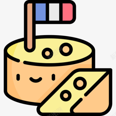 奶酪法国19原色图标