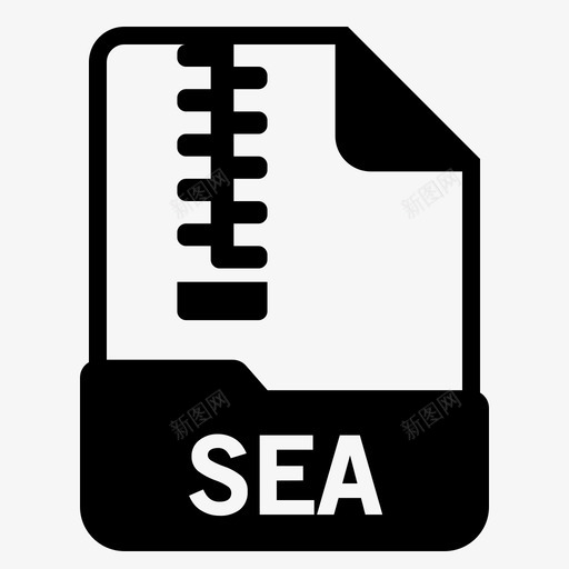 sea文档扩展名svg_新图网 https://ixintu.com 文件 格式 sea 文档 扩展名 存档 压缩