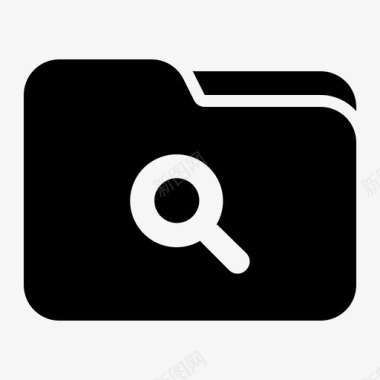 搜索文件夹数据文档图标
