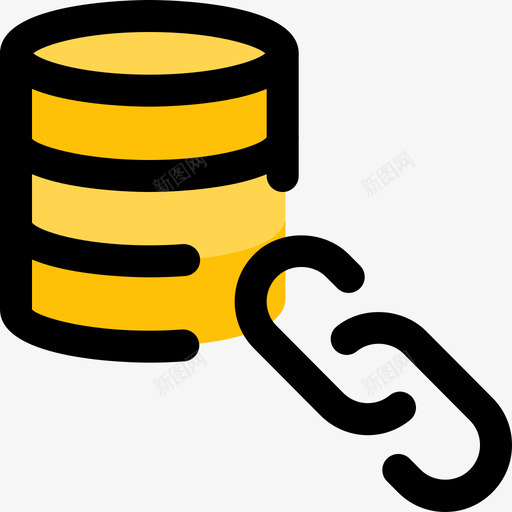 链接web应用程序数据库4线性颜色svg_新图网 https://ixintu.com 链接 web 应用程序 数据库 线性 颜色
