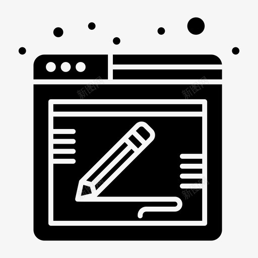 博客评论反馈svg_新图网 https://ixintu.com 网站 博客 评论 反馈 托管 实体 字形