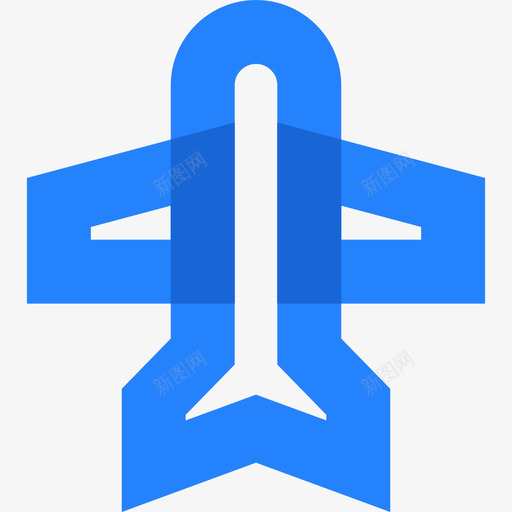 V航空svg_新图网 https://ixintu.com 航空 商务 填充 多色 简约 精美 方正 飞机