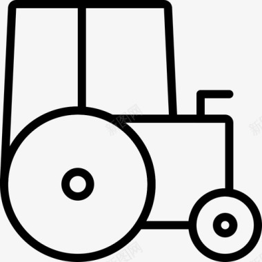 拖拉机农业园艺图标