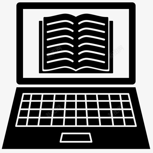 数字图书数字学习电子书svg_新图网 https://ixintu.com 数字图书 数字 学习 电子书 在线学习 笔记本 电脑 在线阅读