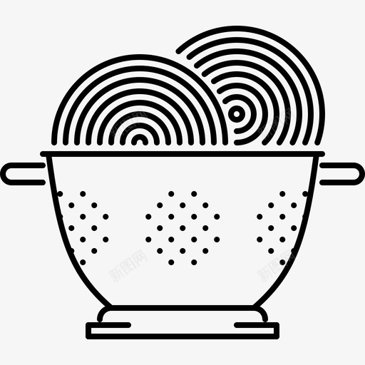 17colanderpastasvg_新图网 https://ixintu.com 17colander pasta