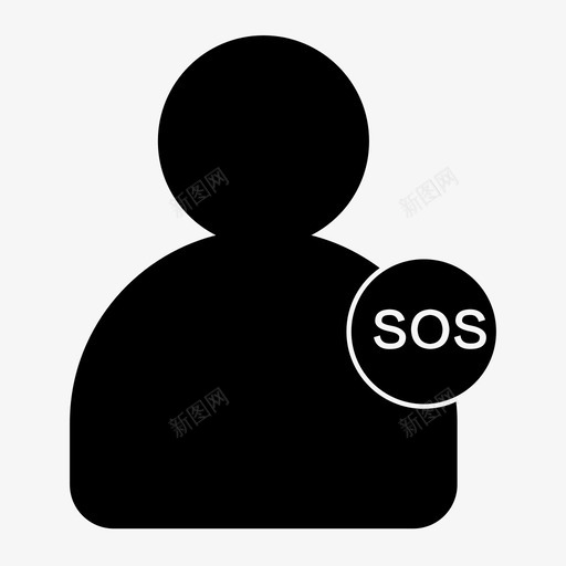 sossvg_新图网 https://ixintu.com sos 手绘sos求救信号