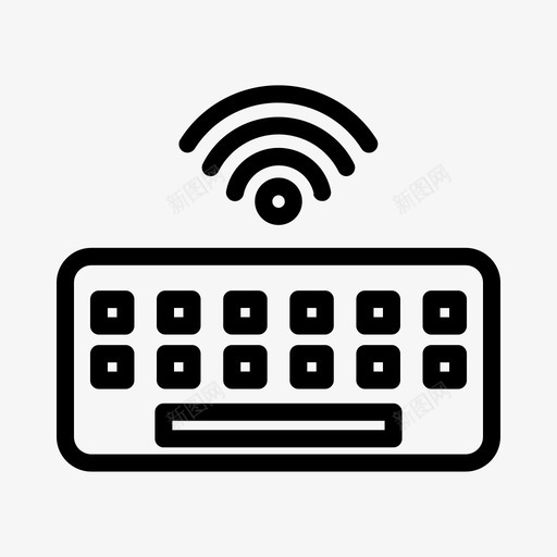 无线键盘计算机硬件装置svg_新图网 https://ixintu.com 无线 键盘 计算机 硬件 装置 设备 creatype 电子电器 概述
