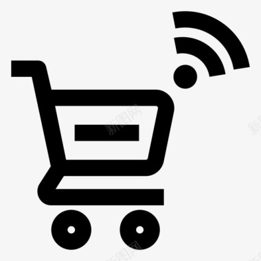 购物车自动化电子商务图标