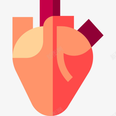 心脏医疗保健39扁平图标