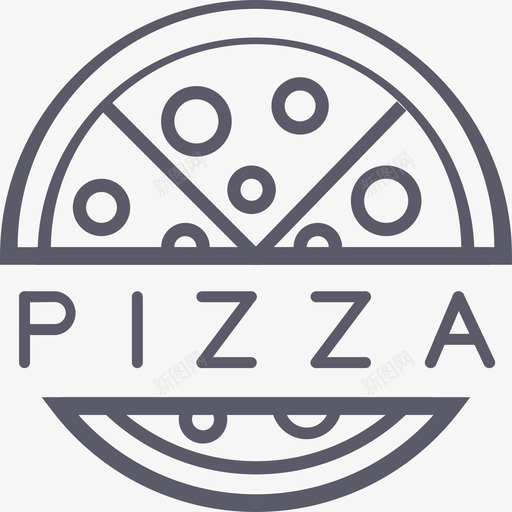 披萨pizzasvg_新图网 https://ixintu.com 披萨 pizza