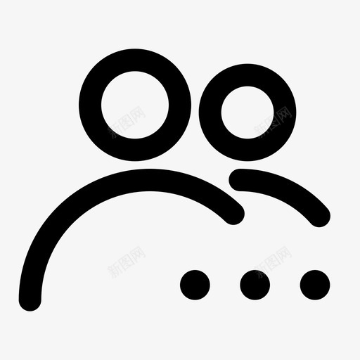 团队信息iconsvg_新图网 https://ixintu.com 团队 信息 icon