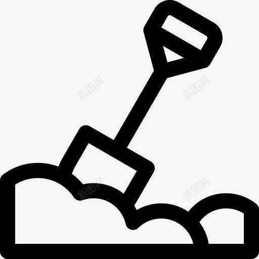 铲冬季自然21直线型svg_新图网 https://ixintu.com 冬季 自然 直线 线型