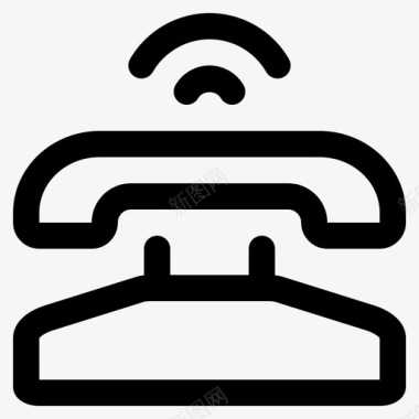 信号旧电话联系人服务图标