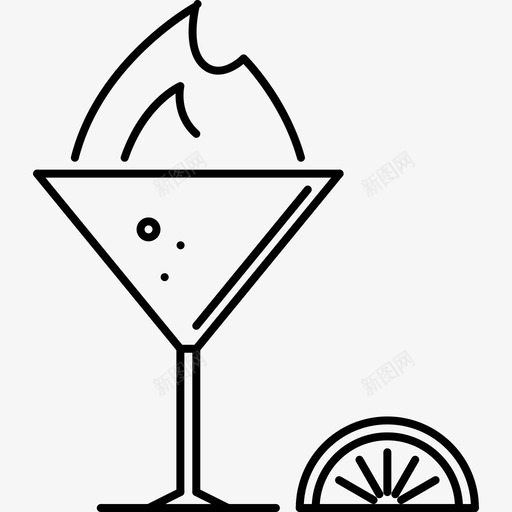 8firewineglasssvg_新图网 https://ixintu.com 8fire wineglass