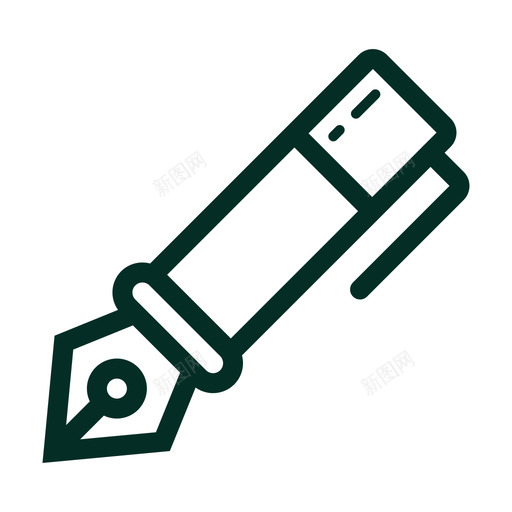 胖姐文具单色05svg_新图网 https://ixintu.com 胖姐 文具 单色