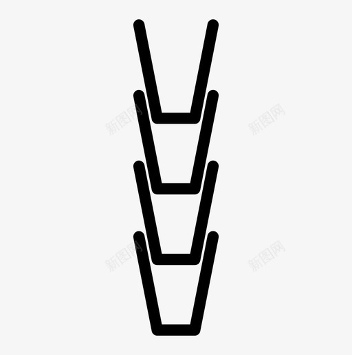 堆叠的玻璃杯啤酒容器svg_新图网 https://ixintu.com 堆叠 玻璃杯 啤酒 容器 饮料 四个