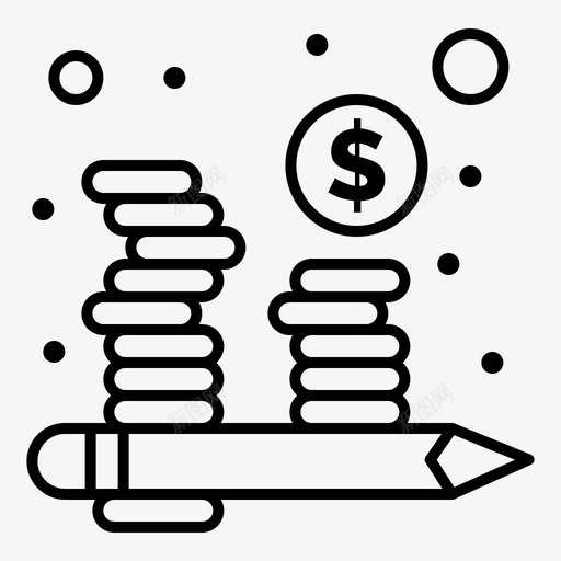 预算硬币投资svg_新图网 https://ixintu.com 管理 预算 硬币 投资 常规