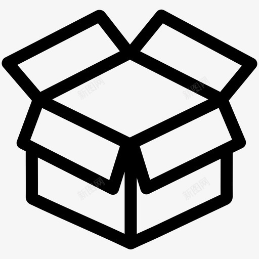 包装交货包裹svg_新图网 https://ixintu.com 包装 包裹 交货 轮廓