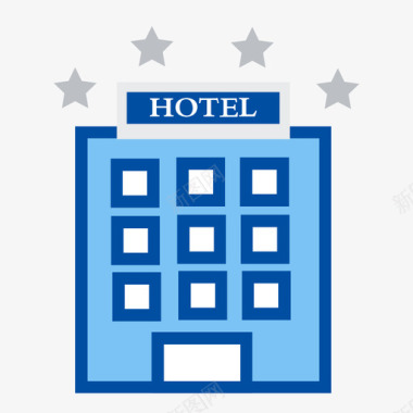 酒店业图标