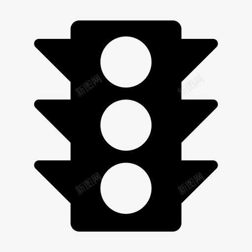 交通灯光道路svg_新图网 https://ixintu.com 交通 灯光 道路 标志 基本 图标