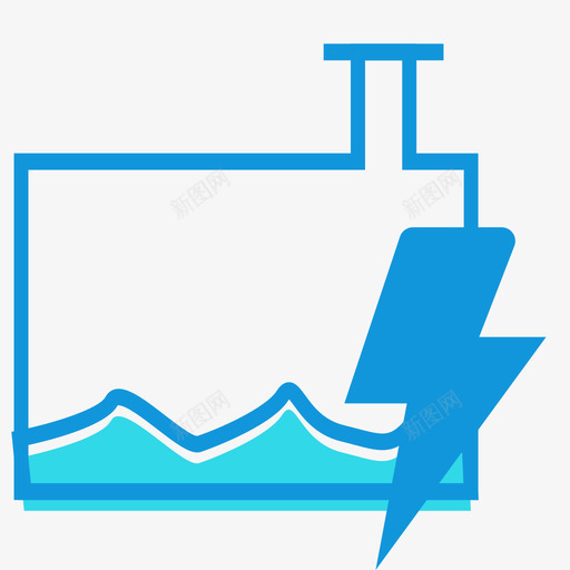 冷却水能量svg_新图网 https://ixintu.com 冷却 水能 能量 填充 线性 扁平 手绘 多色 商务 圆润 简约